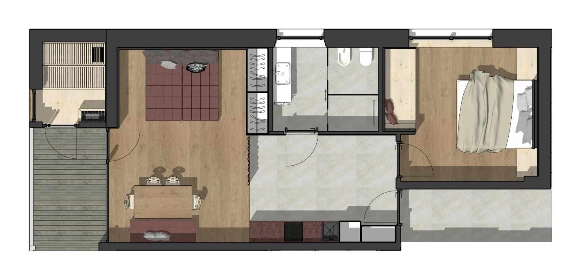 Appartements Rainhof Santa Maddalena in Casies Chambre photo